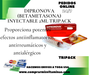 DIPRONOVA (BETAMETASONA) Inyectable 2ml TRIPACK